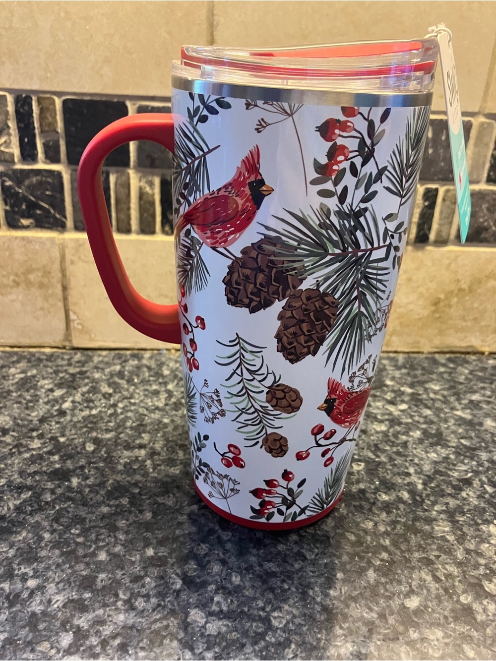 Swig Life Insulated Cardinal Travel Mug - Red